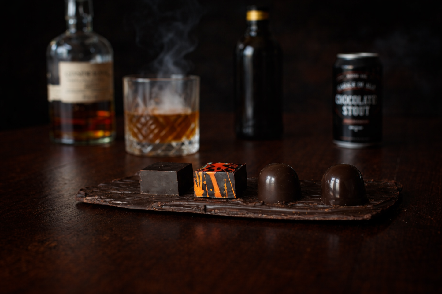 Black Orchid Choc. Valentine Gift Spirit Sampler (4 Piece)