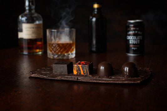 Black Orchid Choc. Valentine Gift Spirit Sampler (4 Piece)