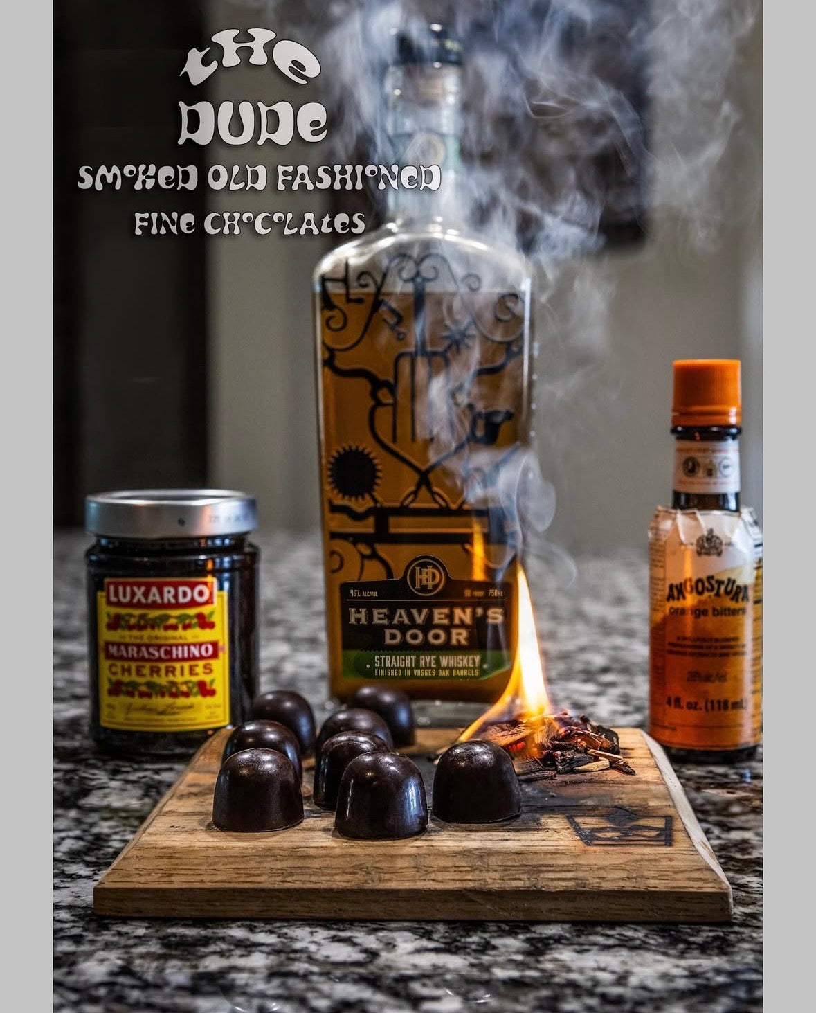 Black Orchid Choc. Valentine Gift Spirit Sampler (4 Piece)